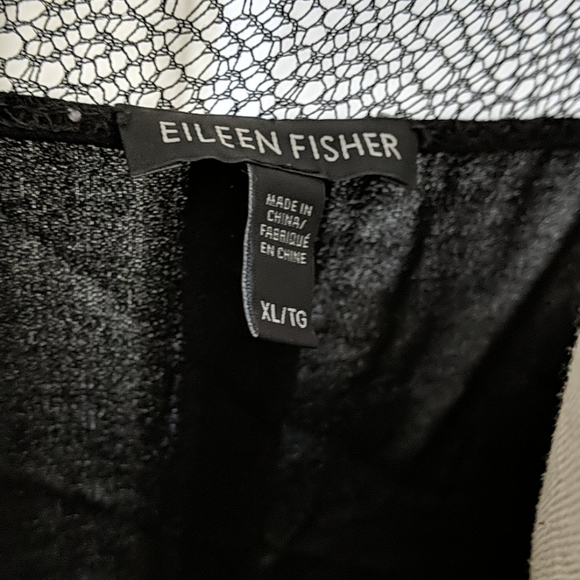 NWOT Eileen Fisher Silk Webbing Dress - Picture 7 of 10